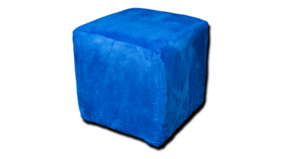 Blue Ottoman Cube