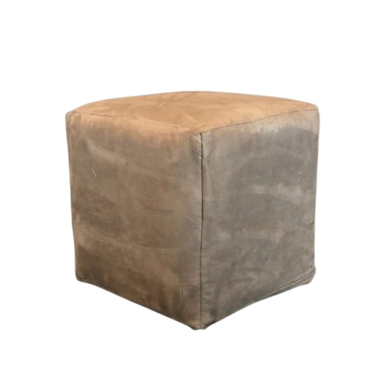 Tan Ottoman Cube