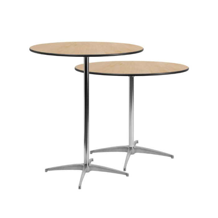 30in round high top cocktail table