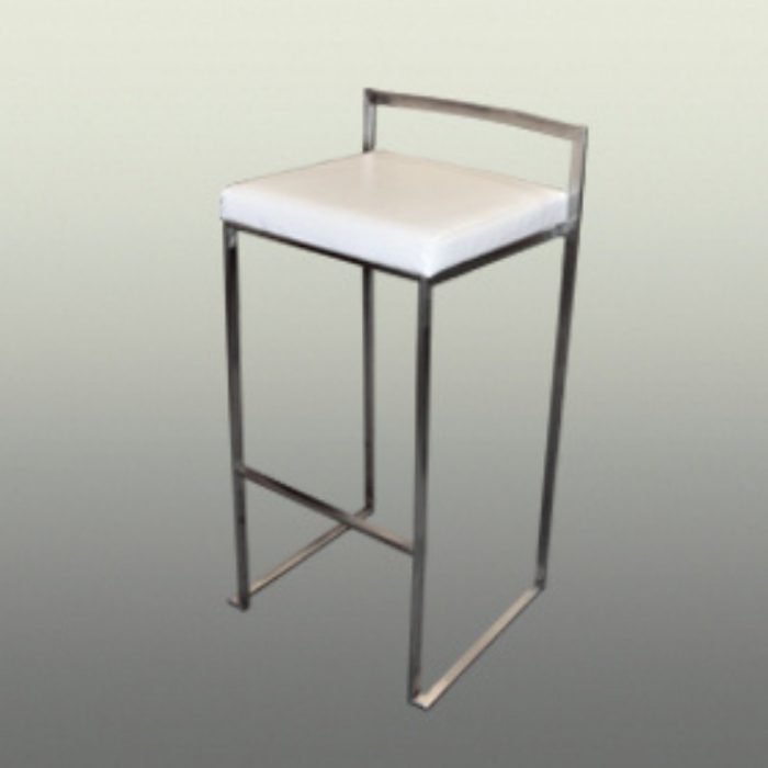 Bar Stool White Fiji