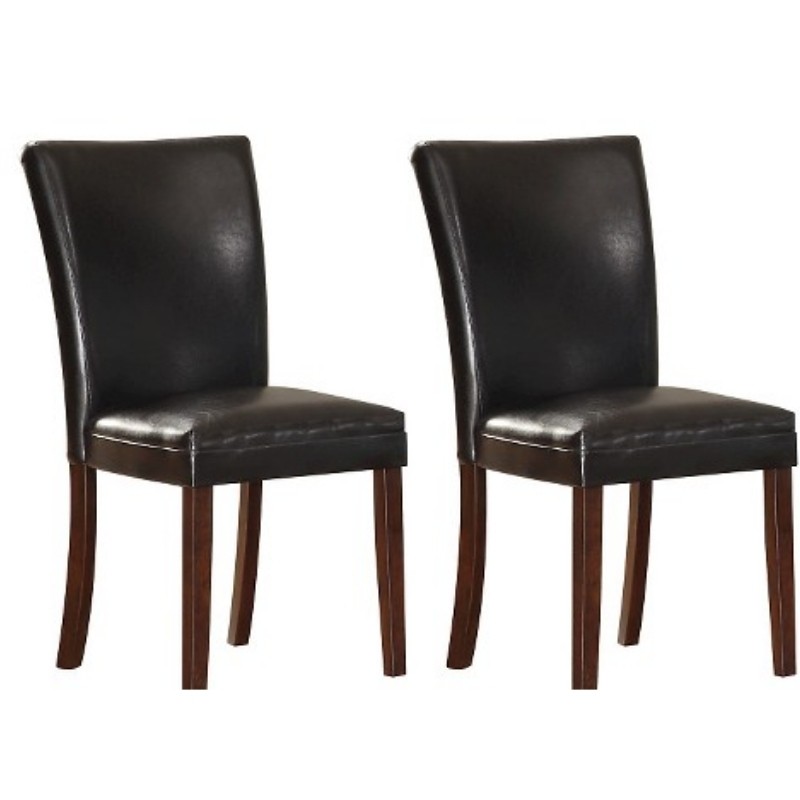 Chair Dark Brown Leather