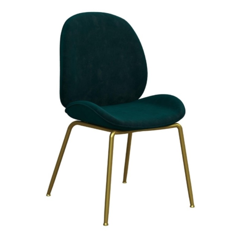 Emerald Green Velvet Chair