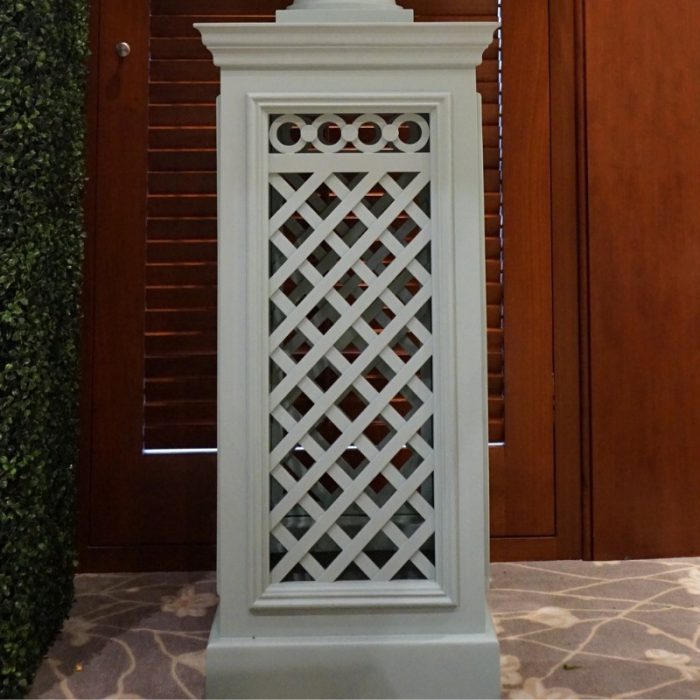 Lattice Pedestal Light Blue