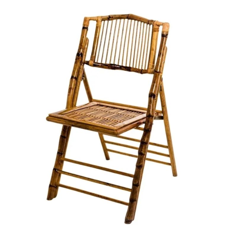 Natural Bamboo Folding Chair