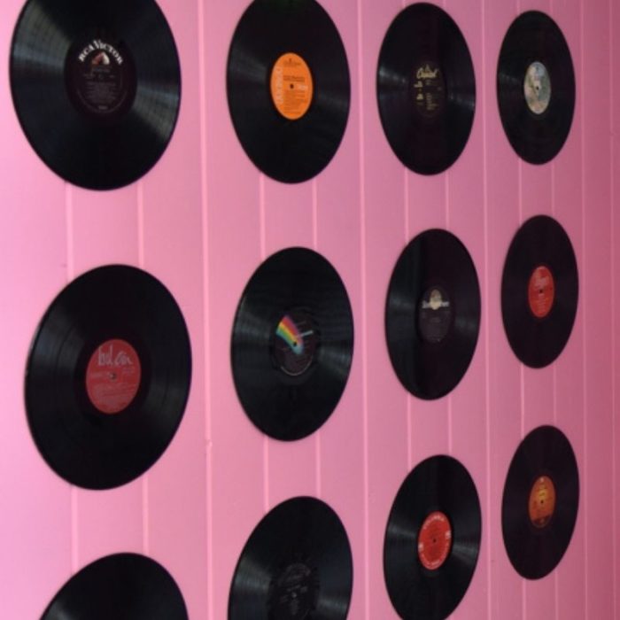 Vinyl Record on Wall