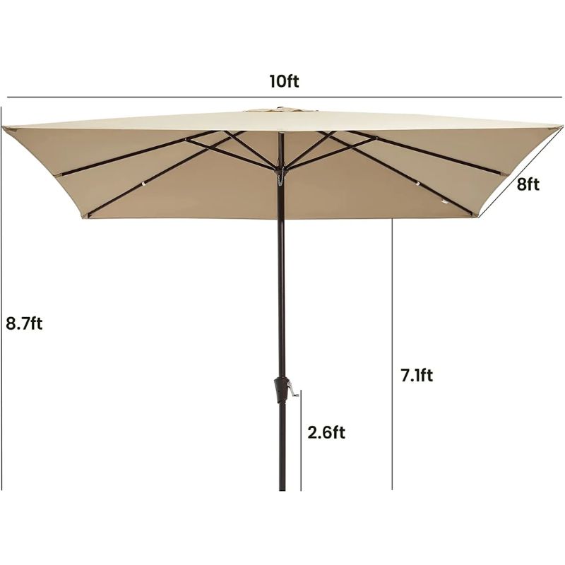 Rectangle Market Umbrella