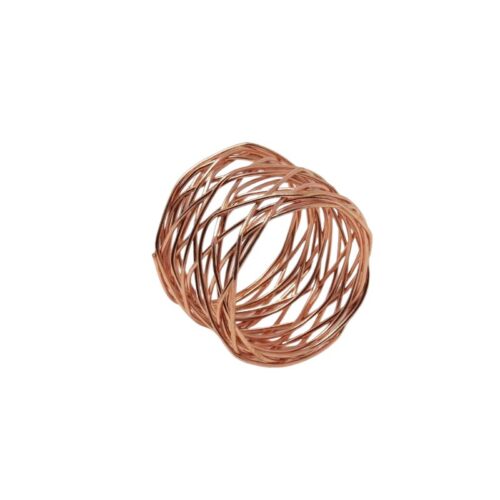 Napkin Ring Copper Beaded