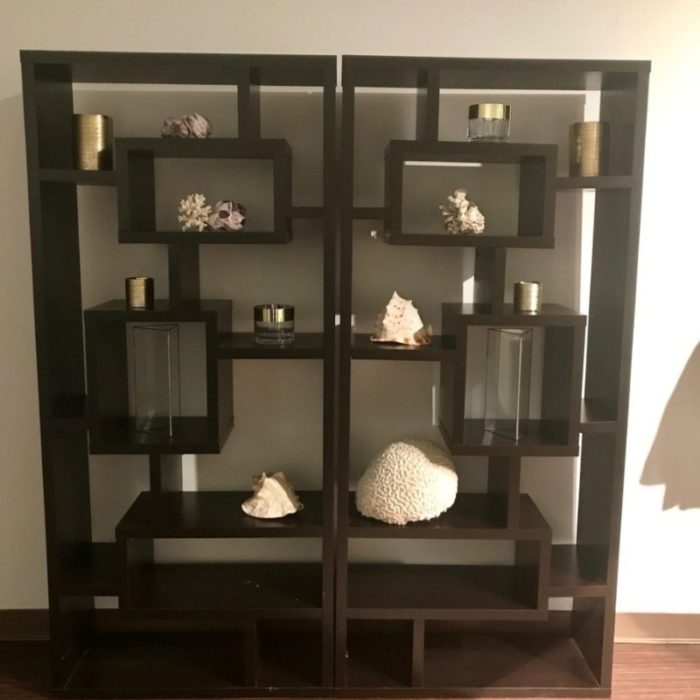 Geometric Wood Shelf