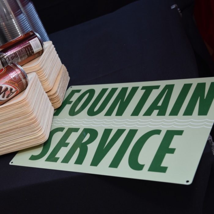 Fountain Service Sign