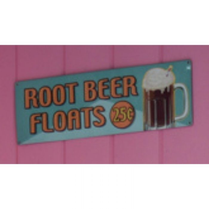 Root Beer Float Sign