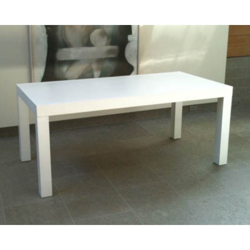White Parson Table 4x8