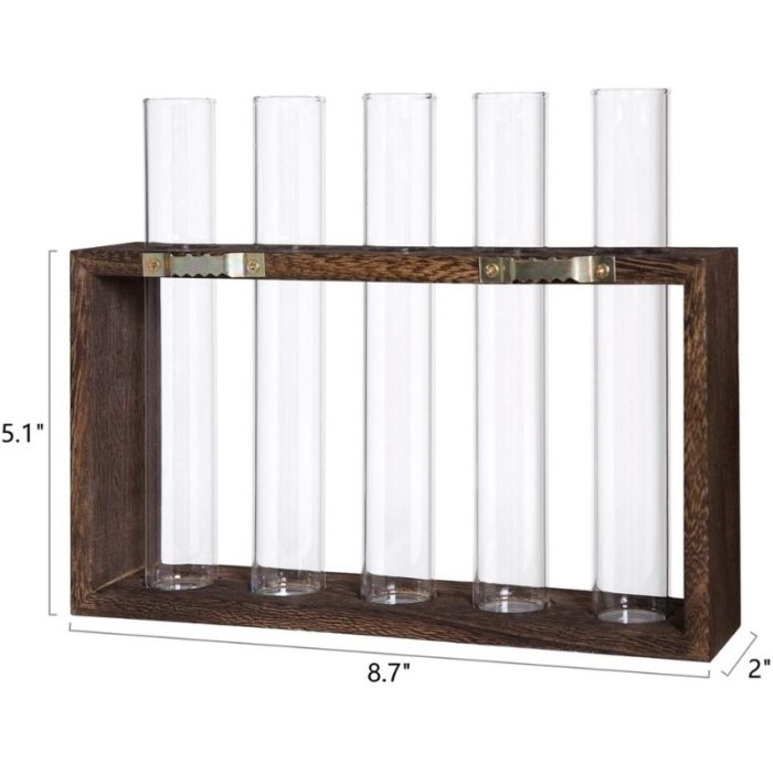 Test Tube with frame set of 5