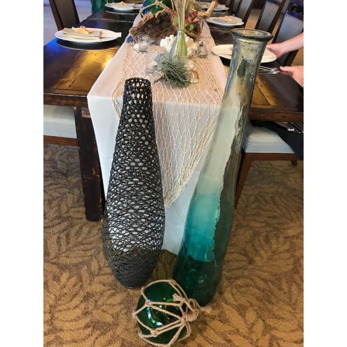 Brown Wire Vase