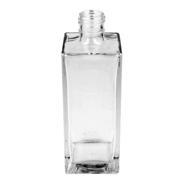 Clear Square Bottle