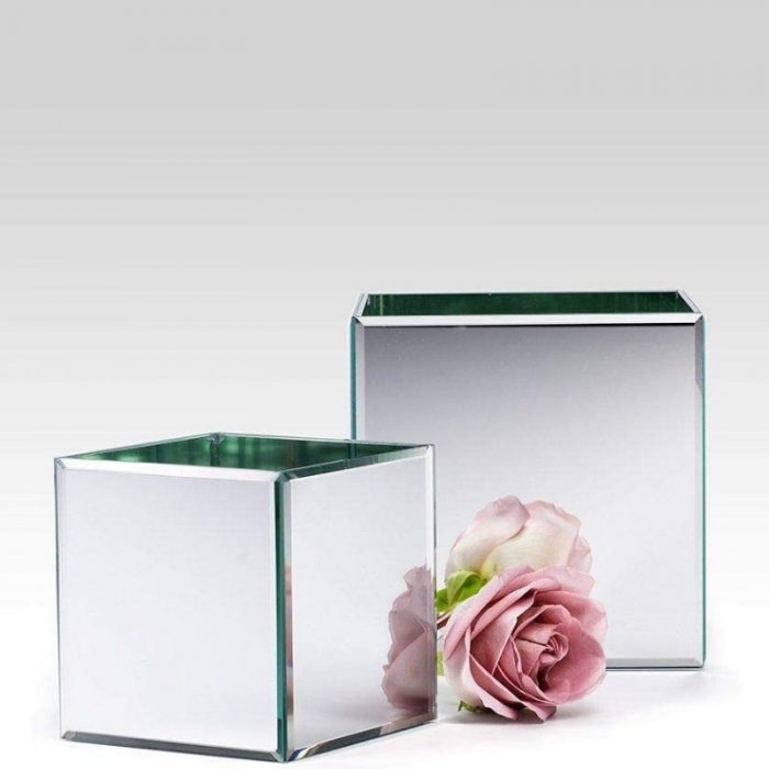 Vase Square Mirror Glass