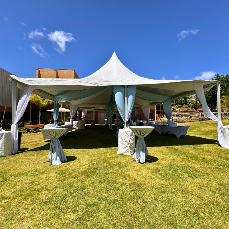 White High Peak Pagoda Tent