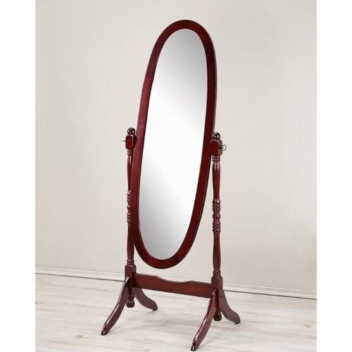 Free Standing Oval Mirror