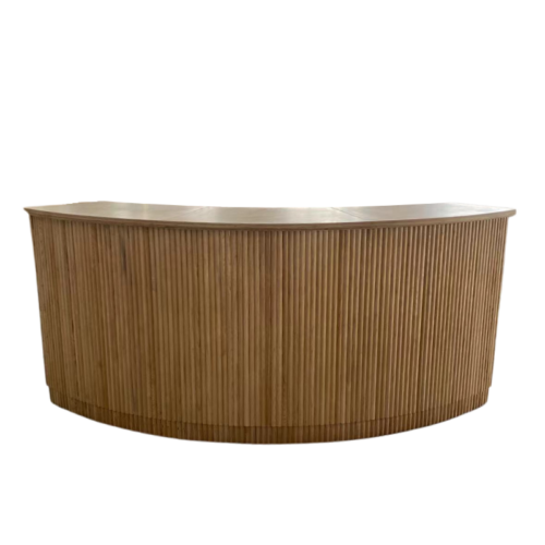 Rounded Wooden Bar Piece