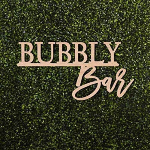 Bubbly Bar Signage