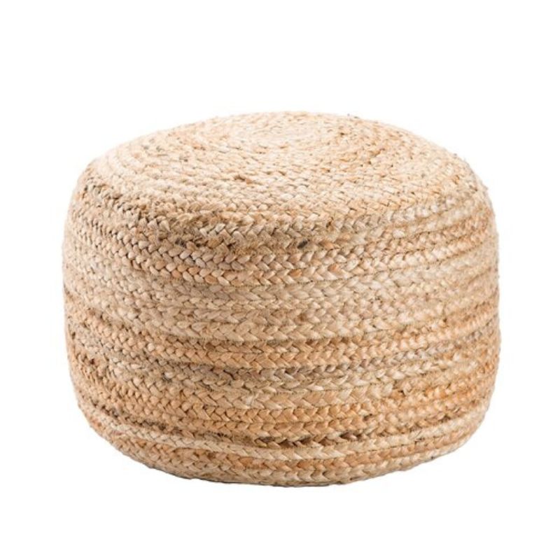 Natural Woven Floor Seating Poufs