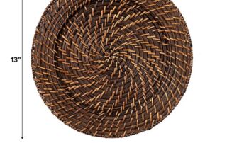 Wicker Rattan Charger Plate