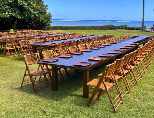 Transform your event with stunning table rentals